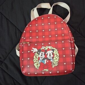 Disney Mickey & Minnie Wreath Christmas Bag